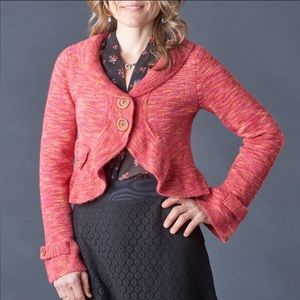 Anthropologie Monogram Cardigan Sweater